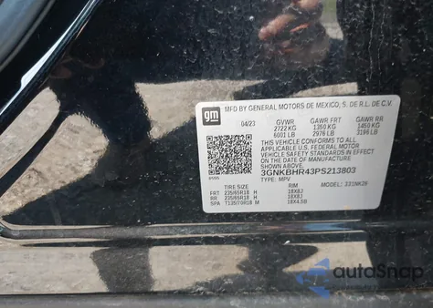 2023 Chevrolet Blazer Awd 2Lt из США, поврежденный, VIN 3GNKBHR43PS213803